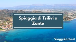 Spiaggia di Tsilivi a Zante in Grecia