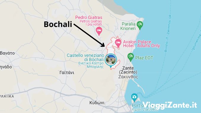 Posizione mappa geografica Bochali